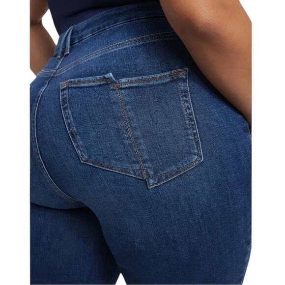 NWT Good American Good Legs Flare Split Pocket Jeans Size 26 Retail $145 - Picture 5 of 7